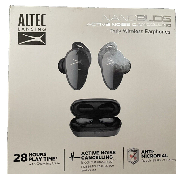 Altec Lansing Other - Earbud Altec Lansing Nanobuds Black Wireless 7 Hours of Play Time Dual Mic